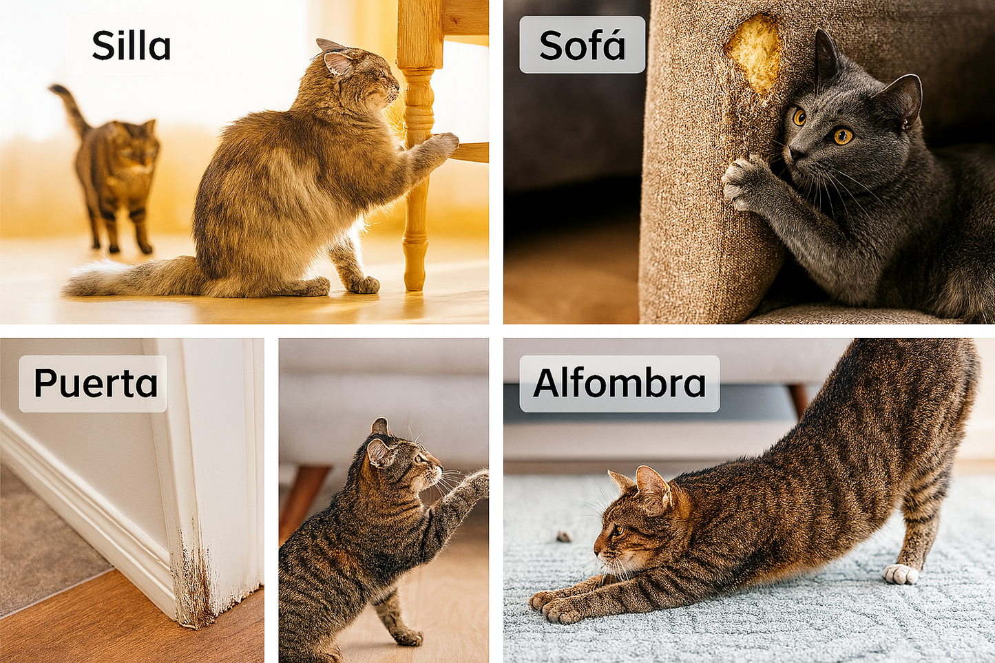Almohadillas de protección anti-arañazos sofá/mesa.