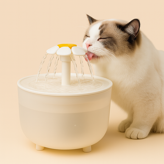 Fuente de Agua Eléctrica para Gatos – Bebedero Silencioso con Filtro y Recirculación.