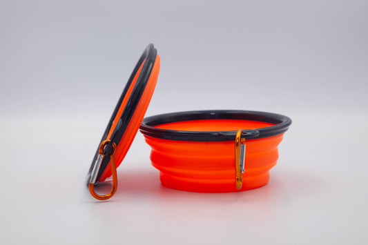 Plato Plegable Portátil de Silicona – Ideal para Viajes, Caminatas y Aventuras con tu Compañero.